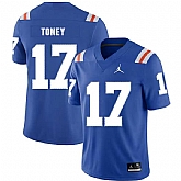 Florida Gators 17 Kadarius Toney Blue Throwback College Football Jersey Dzhi,baseball caps,new era cap wholesale,wholesale hats